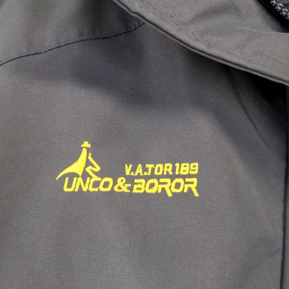 Moerdeng Men's Windbreaker Jacket Black Large Long Sleeve Waterproof Breathable - Picture 4 of 14